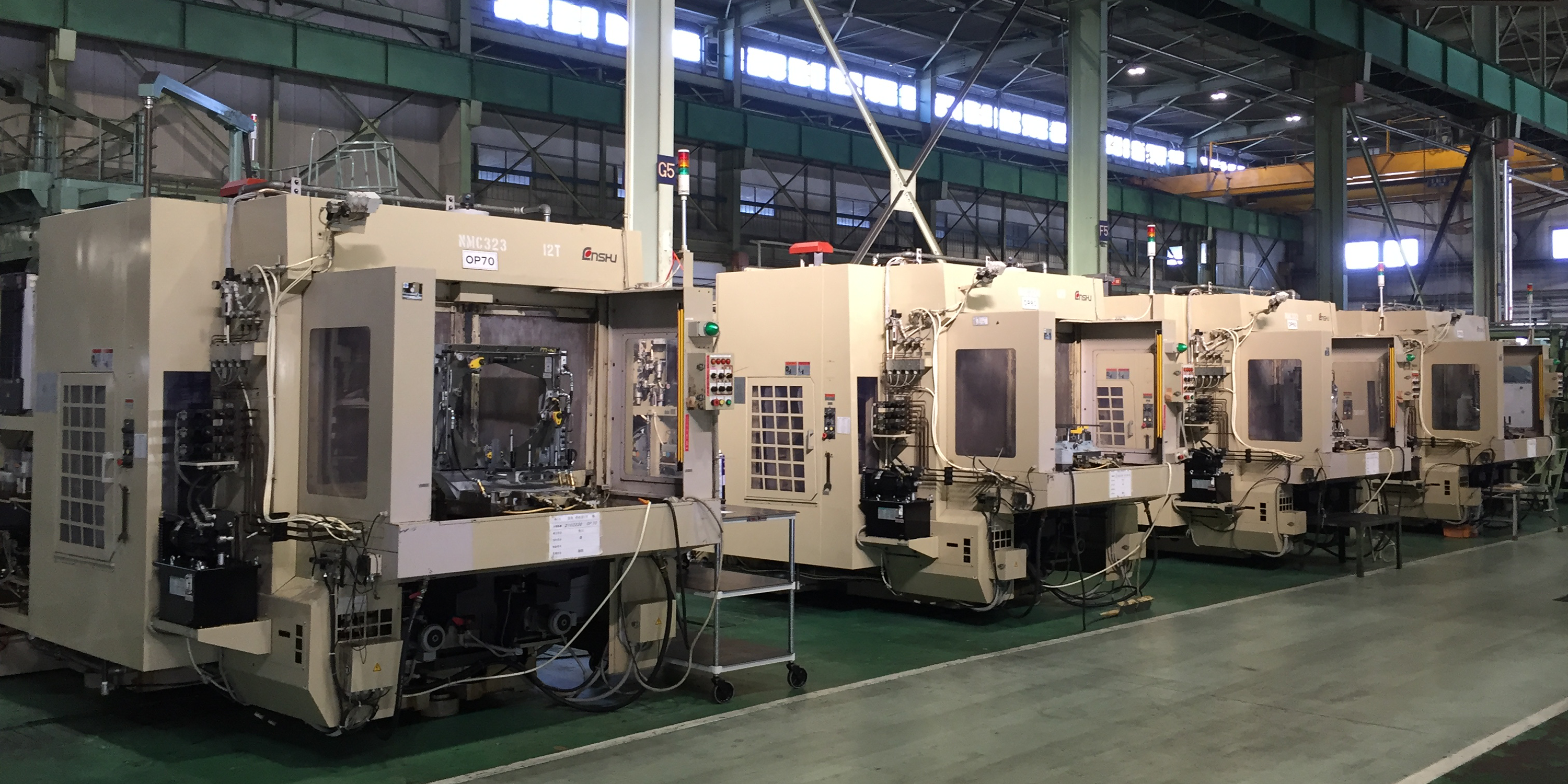 E社製M/C 4台をリニューアル