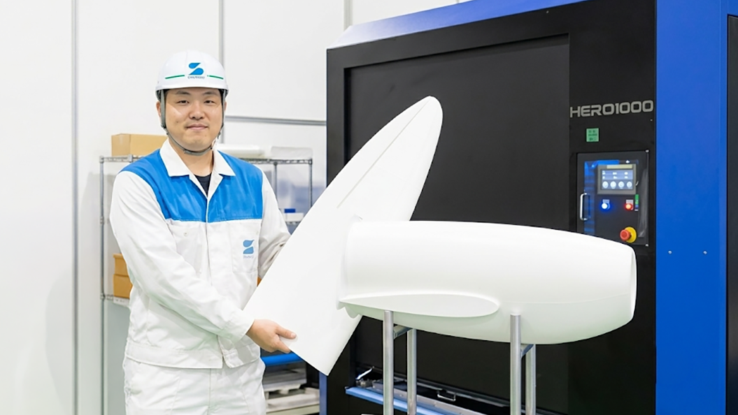 最大1,000mm角の大サイズ造形